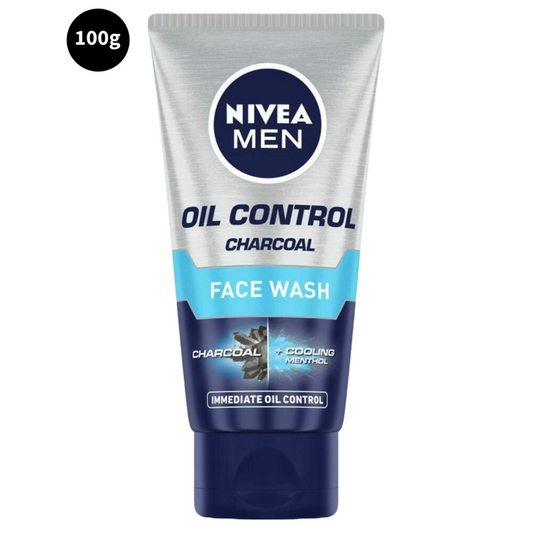 Nivea Men Charcoal Cooling Menthol Face Wash Oil Control 100gm