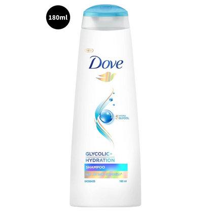 Dove Glycolic + Hydration Shampoo 5% Hydra Glycol 180ml