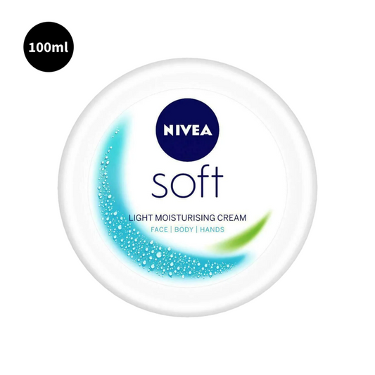 Nivea Light Moisturising 24 Hour Hydration Cream Soft 100ml