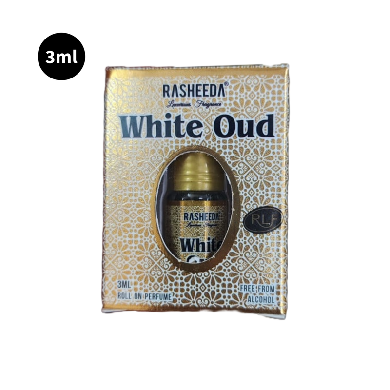 Rasheeda Fragrance White Oud Roll On Perfume Luxurious 3ml