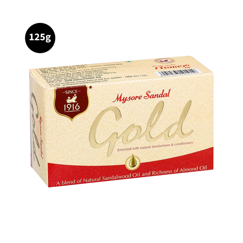 Mysore Moisturisers & Conditioners Soap Sandal Gold 125gm