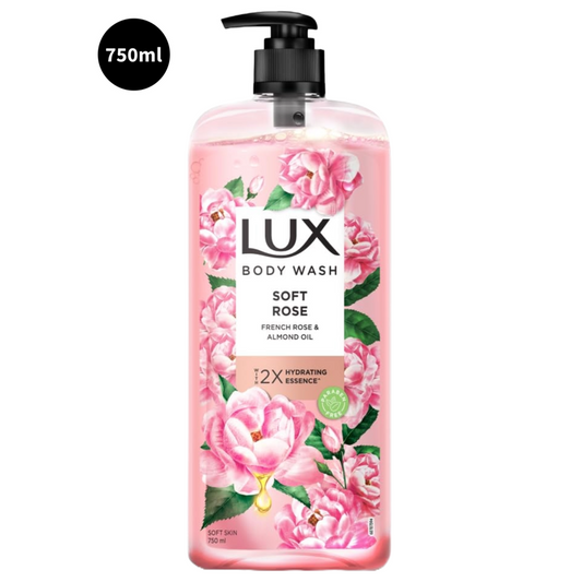 Lux French Rose & Almond Oil Body Wash Soft Rose 750ml