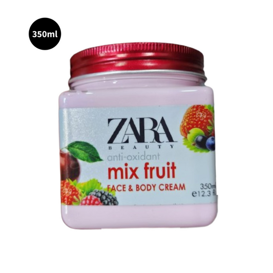 Zara Mix Fruit Face & Body Cream Beauty Anti-Oxidant 350ml