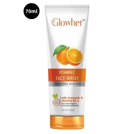 Glowher Brightens Skin Tone Face Wash Vitamin C 70ml