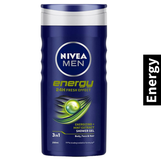 Energizing + Mint Extract Nivea Men Energy Shower Gel 250ml