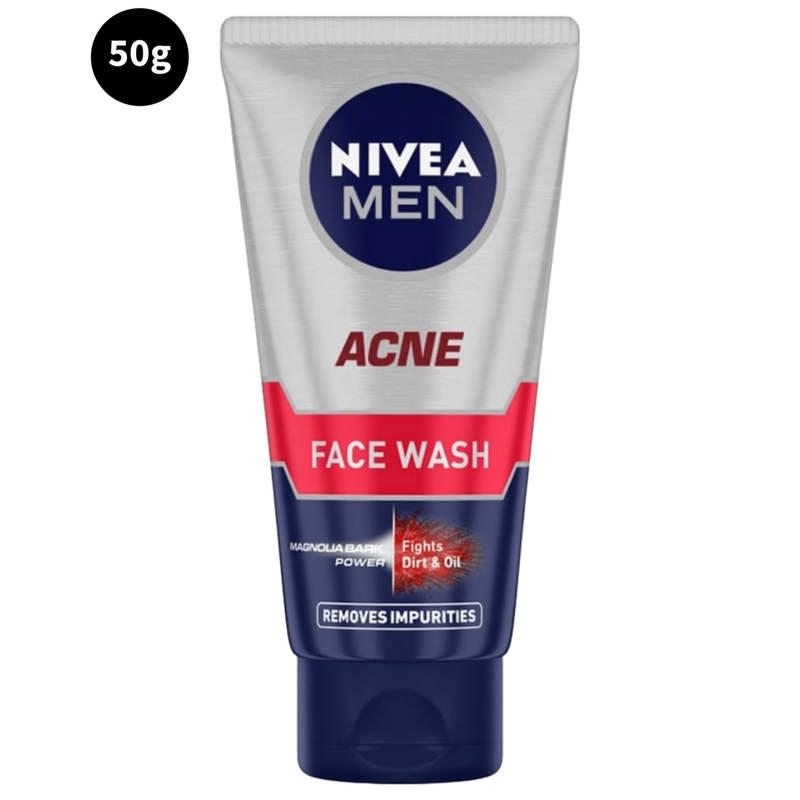 Nivea Men Fights Dirt & Oil Face Wash Acne 50gm