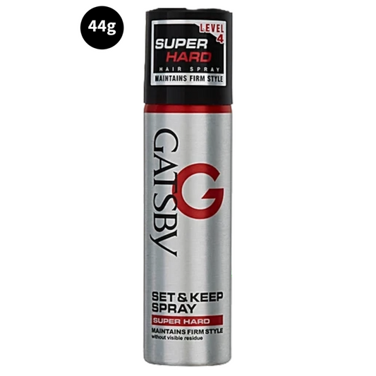 Gatsby Set & Keep Level 4 Spray Super Hard 44gm