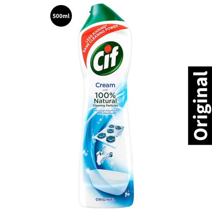 Cif Crème a Recurer With Natural Original Cleaning (500ml)(Pack of 1)