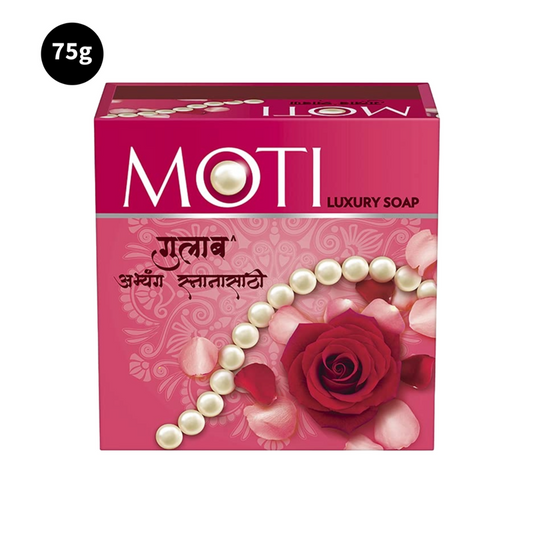 Moti Abhyanga For Bathing Soap Luxury Rose 75gm