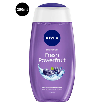 Nivea Instantly Refreshed Skin Shower Gel Fresh Powerfruit 250ml