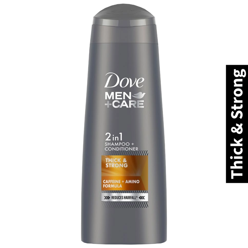 Dove Thick & Strong 2 in 1 Shampoo + Conditioner (340ml)(Pack of 1)