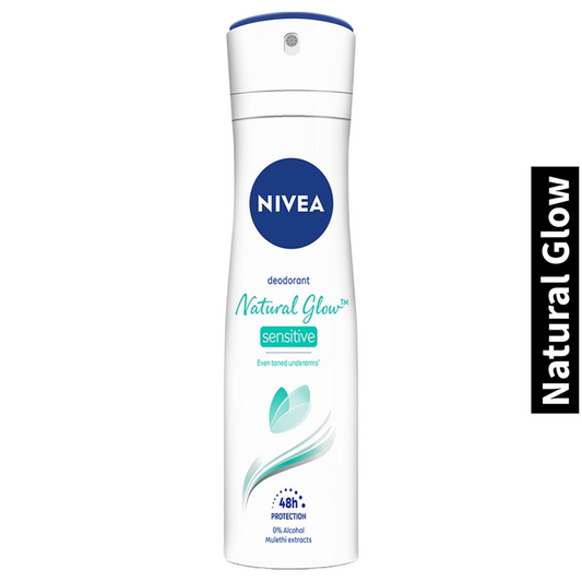 48H Protection Mulethi Extracts Nivea Natural Glow Sensitive Deodorant 91g