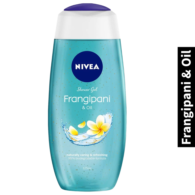 Naturally Caring & Refreshing Nivea Frangipani & Oil Shower Gel 125ml