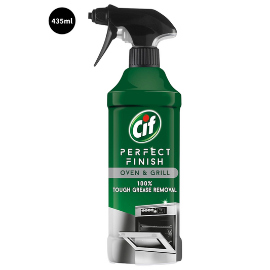 Perfect Finish Cif Oven & Grill 100% Tough Grease Removal 435ml