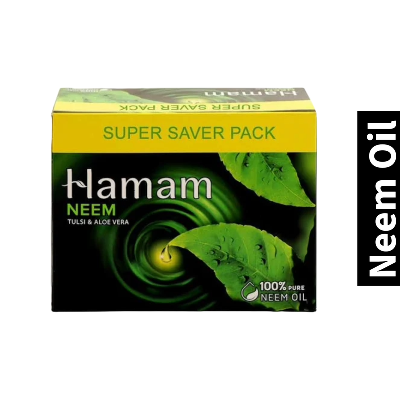 Neem Oil Hamam 100% Pure Soap (3X150G)(1N X 100G)