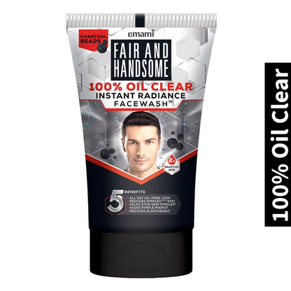 100% Oil Clear Instant Emami Fair & Handsome Radiance Face Wash 50g