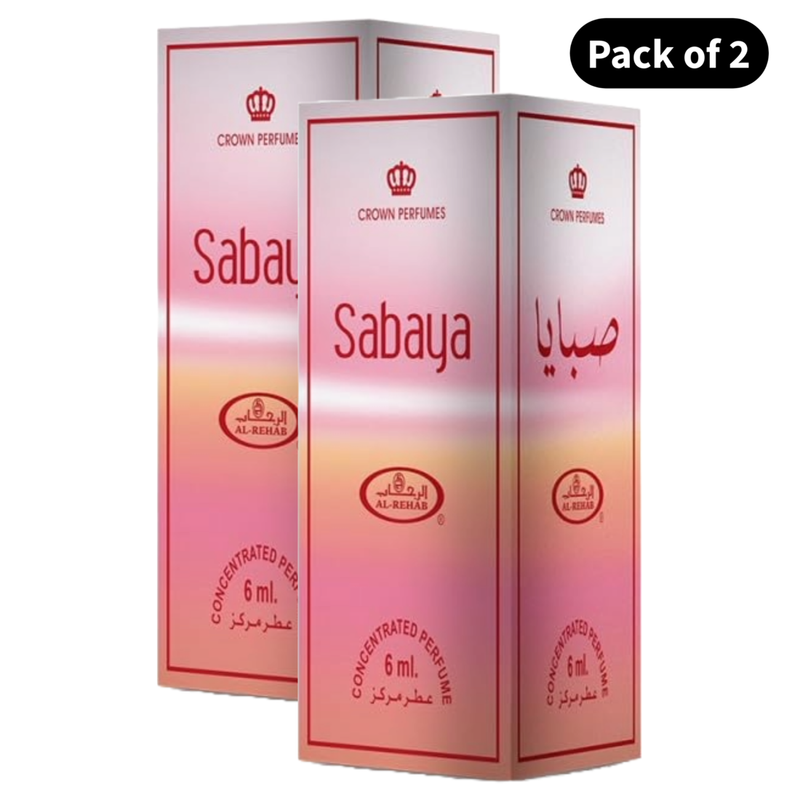 Al Rehab Sabaya Perfume (6ml)(Pack of 2)