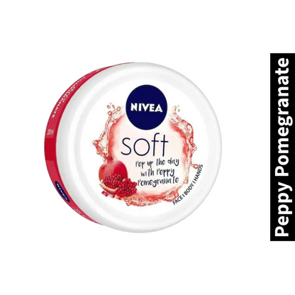 Nivea Soft Peppy Pomegranate Cream (50ml)(Pack of 1)