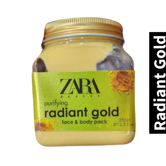 Purifying Zara Beauty Radiant Gold Face & Body Pack 350ml