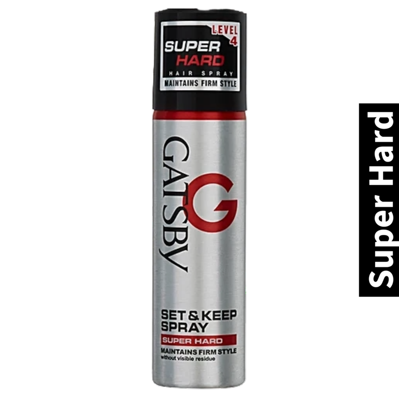 Set & Keep Gatsby Super Hard Level 4 Spray 44g