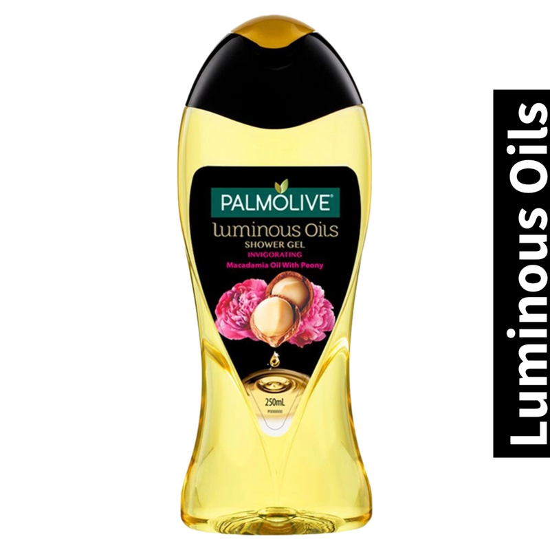 Macadamia Oil With Peony Palmolive Luminous Oil Shower Gel 250ml