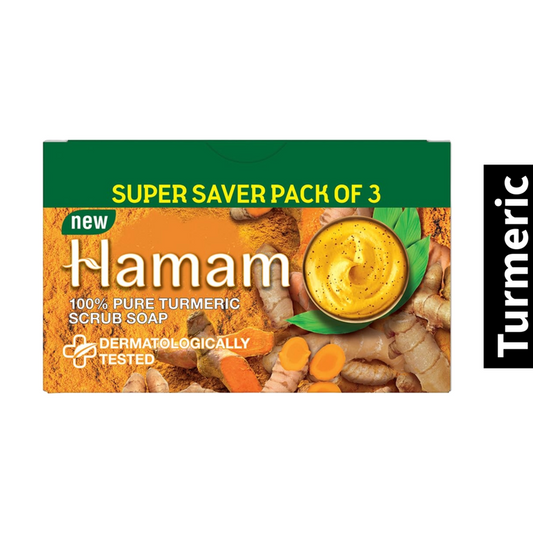 Turmeric Hamam 100% Pure Scrub Soap (3x150g)