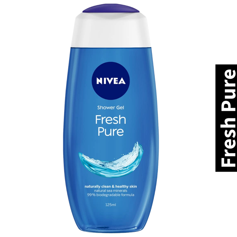 Naturally Clean & Healthy Skin Nivea Fresh Pure Shower Gel 125ml