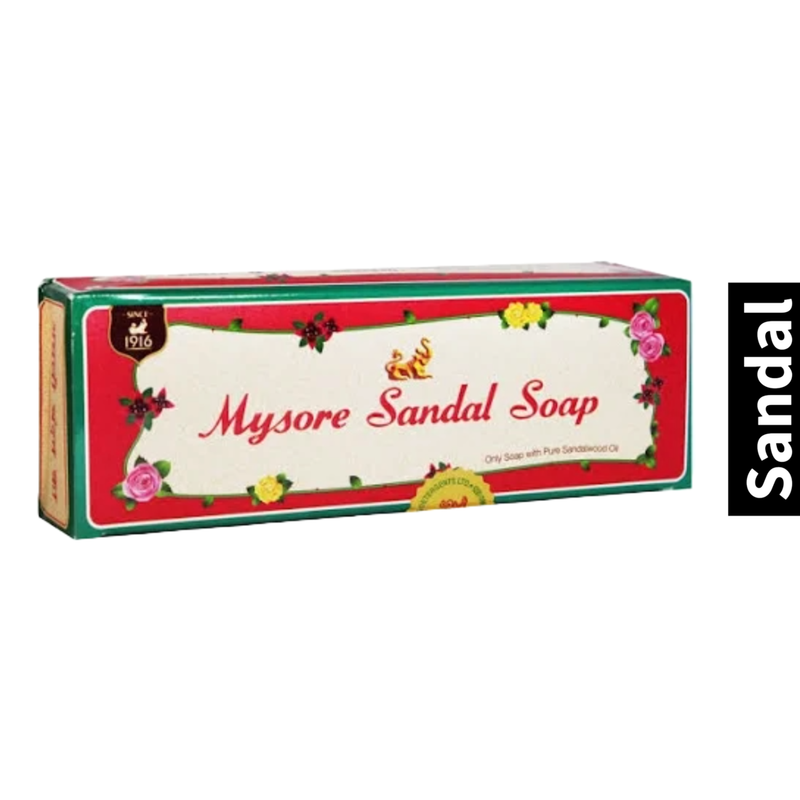 Pure Sandalwood Oil Mysore Sandal Soap (3X150g)