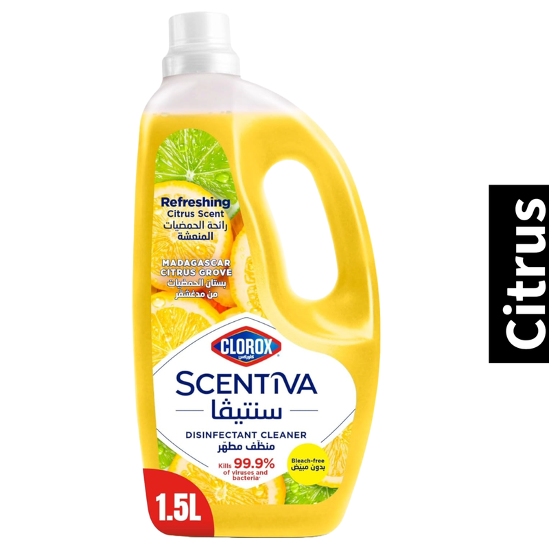 Madagascar Citrus Clorox Scentiva Disinfectant Cleaner 1.5L