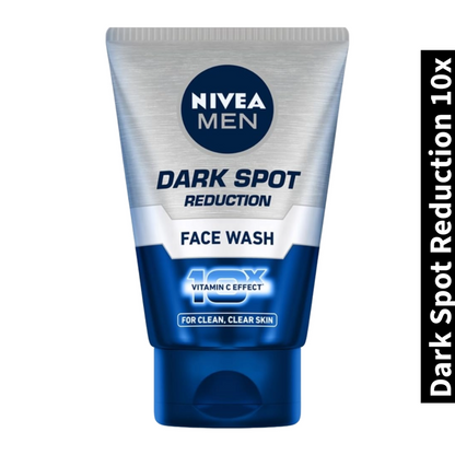 Nivea Men Dark Spot 10x Face Wash (50gm)(Pack of 1)