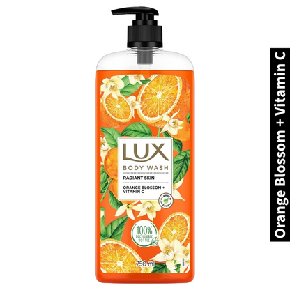 Orange Blossom + Vitamin C Lux Radiant Skin Body Wash 750ml