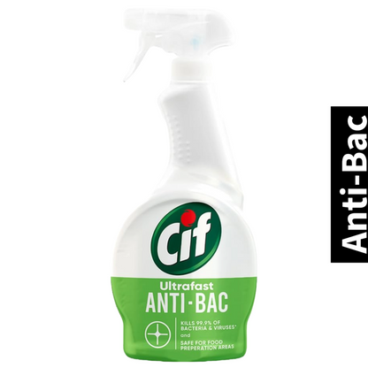 Anti-Bacteria & Viruses Cif Ultrafast Kills 99.9% Spray 450ml