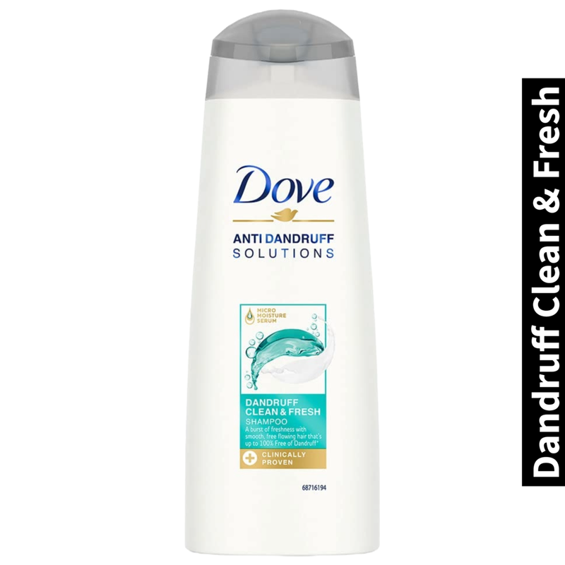 Dandruff Clean & Fresh Dove Anti Dandruff Solution Shampoo 180ml