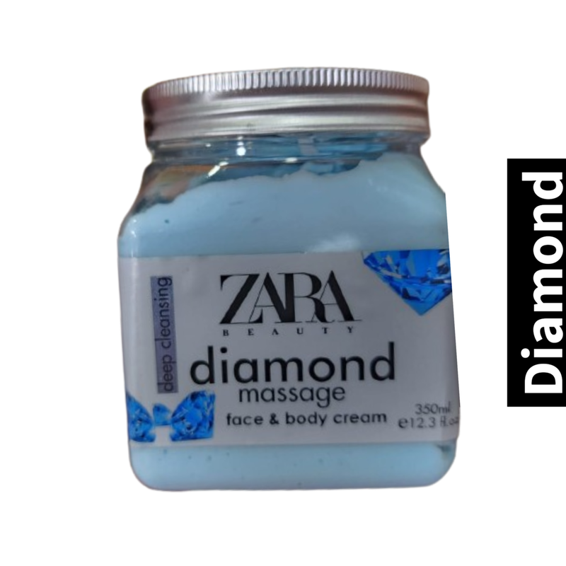 Deep Cleansing Zara Beauty Diamond Face & Body Cream 350ml