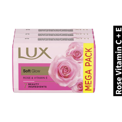 Rose Vitamin C + E Lux Even-Toned Glow Soap (3X150g)