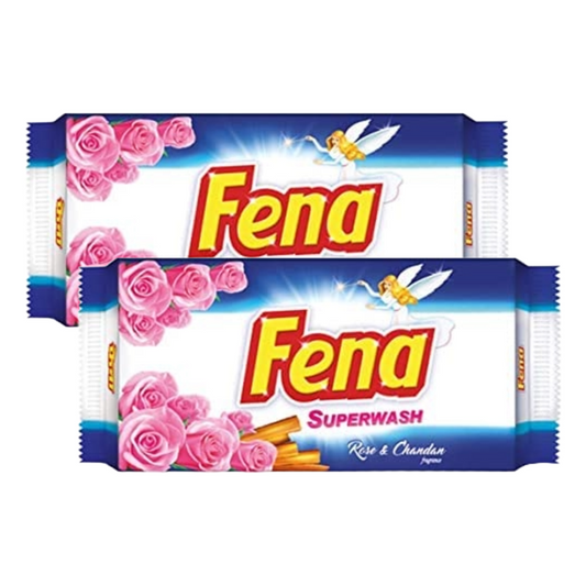 Fena Mahabar Advance Rose & Chandan Washing Bar 200g Pack of 2