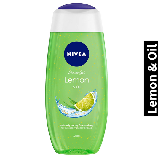 Naturally Caring & Refreshing Nivea Lemon & Oil Shower Gel 125ml