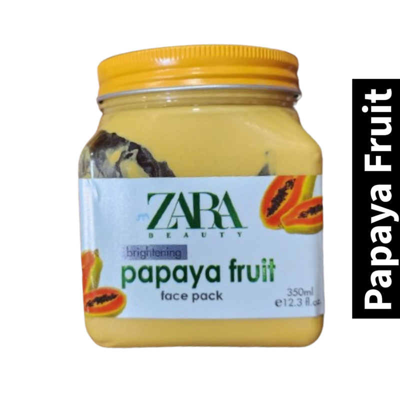 Brightening Zara Beauty Papaya Fruit Face Pack 350ml