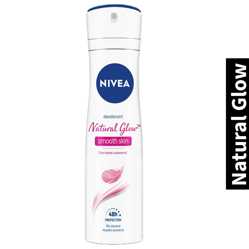 48H Protection Mulethi Extracts Nivea Natural Glow Smooth Skin Deodorant 91g