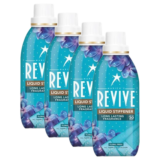 Revive Liquid Stiffener Long Lasting Frangrance Floral Fresh 195g Pack of 4