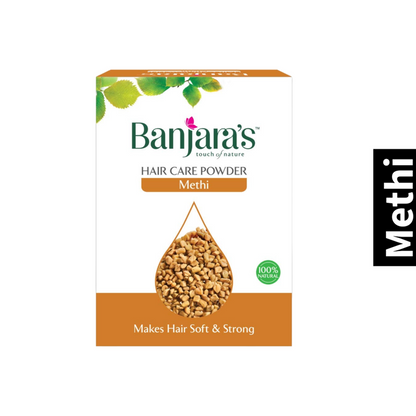 Makes Hair Soft & Strong Banjaras Methi Care Powder 100g