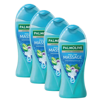 Palmolive Aroma Moments Massage Gently Exfoliating Shower Gel 250ml Pack of 4