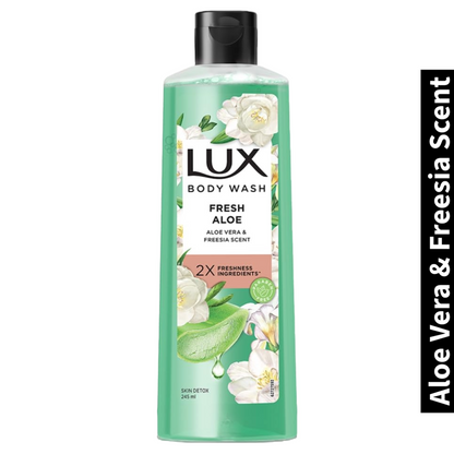 Aloe Vera & Freesia Scent Lux Fresh Aloe Body Wash 245ml