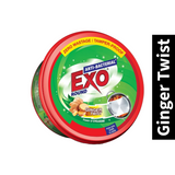 Exo Round Ginger Twist Dishwash Bar Anti-Bacterial 500gm