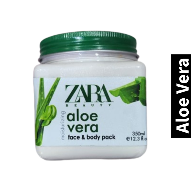 Moisturizing Zara Beauty Aloe Vera Face & Body Pack 350ml