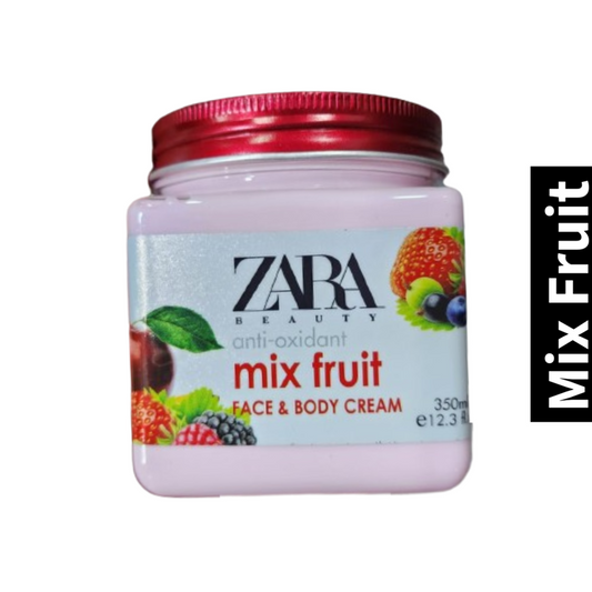 Anti-Oxidant Zara Beauty Mix Fruit Face & Body Cream 350ml