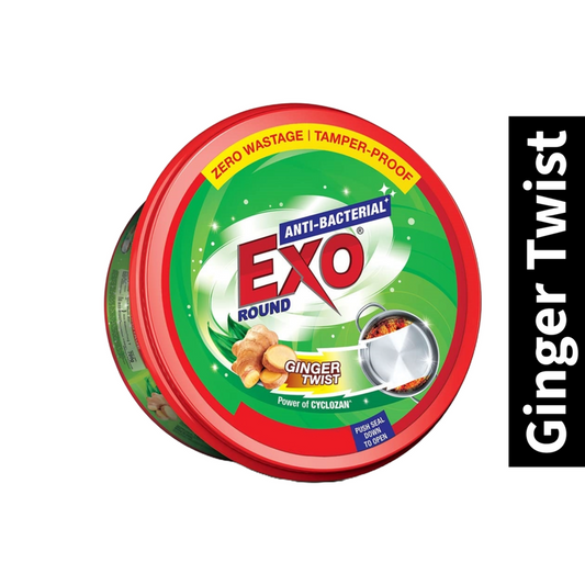 Round Ginger Twist Exo Anti-Bacterial Dishwash Bar 250g