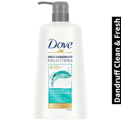 Dandruff Clean & Fresh Dove Anti Dandruff Solution Shampoo 650ml