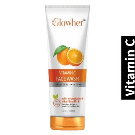 Brightens Skin Tone Glowher Vitamin C Face Wash 70ml