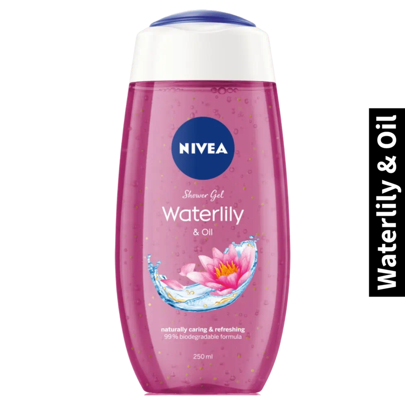 Naturally Caring & Refreshing Nivea Waterlily & Oil Shower Gel 250ml